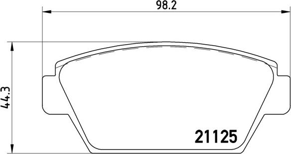 Brembo P54010N - Bremžu uzliku kompl., Disku bremzes ps1.lv