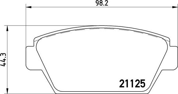 Brembo P 54 010 - Bremžu uzliku kompl., Disku bremzes ps1.lv