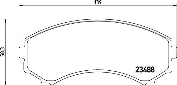 Brembo P 54 029 - Bremžu uzliku kompl., Disku bremzes ps1.lv