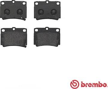 Brembo P 54 026 - Bremžu uzliku kompl., Disku bremzes ps1.lv