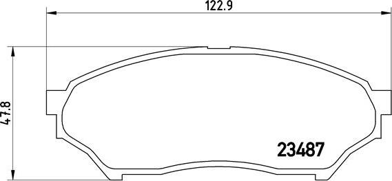 Brembo P 54 028 - Bremžu uzliku kompl., Disku bremzes ps1.lv