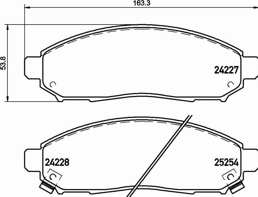 Brembo P 56 096E - Bremžu uzliku kompl., Disku bremzes ps1.lv