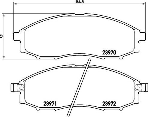 Brembo P 56 049 - Bremžu uzliku kompl., Disku bremzes ps1.lv