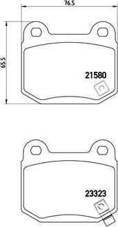 Brembo P 56 048 - Bremžu uzliku kompl., Disku bremzes ps1.lv