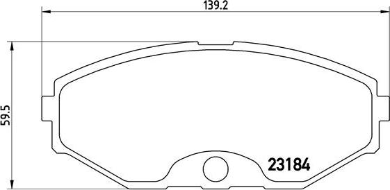 Brembo P 56 052 - Bremžu uzliku kompl., Disku bremzes ps1.lv