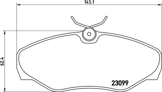 Brembo P 56 061 - Bremžu uzliku kompl., Disku bremzes ps1.lv