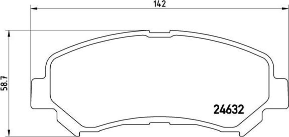 Brembo P 56 062 - Bremžu uzliku kompl., Disku bremzes ps1.lv