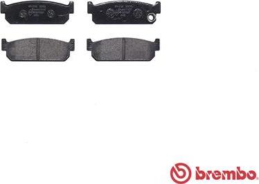 Brembo P 56 067 - Bremžu uzliku kompl., Disku bremzes ps1.lv