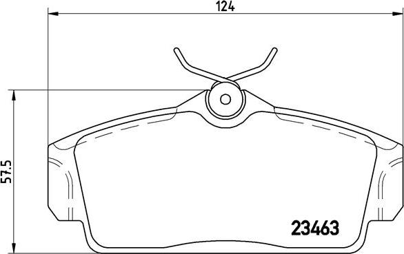 Brembo P 56 036 - Bremžu uzliku kompl., Disku bremzes ps1.lv