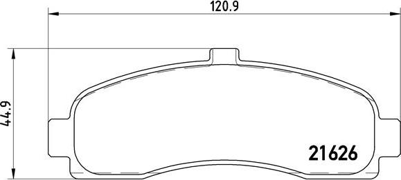 Brembo P 56 031 - Bremžu uzliku kompl., Disku bremzes ps1.lv