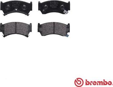 Brembo P 56 026 - Bremžu uzliku kompl., Disku bremzes ps1.lv