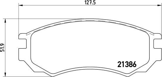 Brembo P 56 028 - Bremžu uzliku kompl., Disku bremzes ps1.lv