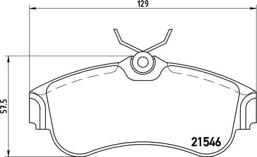 Brembo P 56 022 - Bremžu uzliku kompl., Disku bremzes ps1.lv