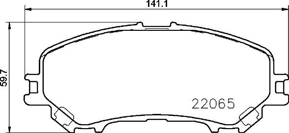 Brembo P 56 100 - Bremžu uzliku kompl., Disku bremzes ps1.lv