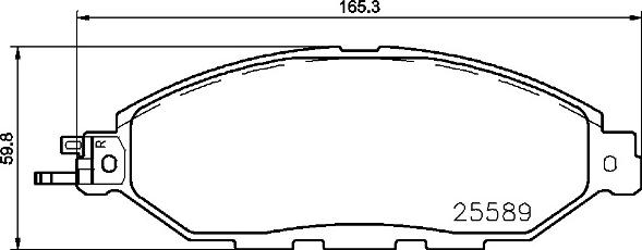 Brembo P 56 103 - Bremžu uzliku kompl., Disku bremzes ps1.lv