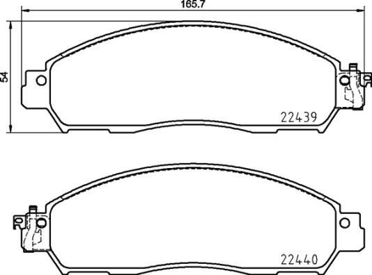 Brembo P 56 120 - Bremžu uzliku kompl., Disku bremzes ps1.lv