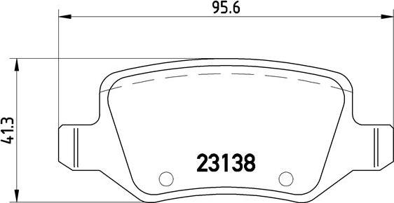 Brembo P 50 090 - Bremžu uzliku kompl., Disku bremzes ps1.lv