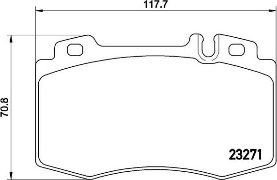 Brembo P 50 041 - Bremžu uzliku kompl., Disku bremzes ps1.lv