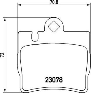 Brembo P 50 042 - Bremžu uzliku kompl., Disku bremzes ps1.lv