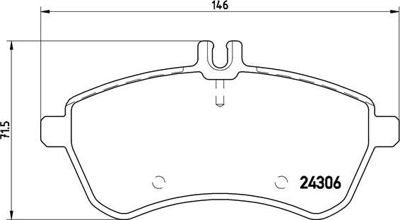 Brembo P 50 067X - Bremžu uzliku kompl., Disku bremzes ps1.lv