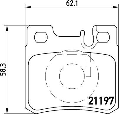 Brembo P 50 009 - Bremžu uzliku kompl., Disku bremzes ps1.lv