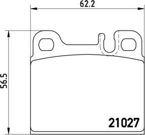 Brembo P 50 005 - Bremžu uzliku kompl., Disku bremzes ps1.lv