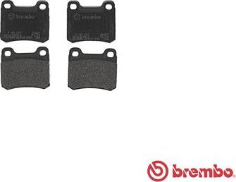 Brembo P 50 007 - Bremžu uzliku kompl., Disku bremzes ps1.lv