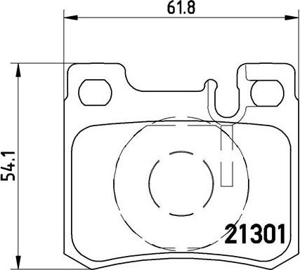 Brembo P 50 012 - Bremžu uzliku kompl., Disku bremzes ps1.lv