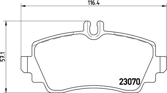 Brembo P 50 035 - Bremžu uzliku kompl., Disku bremzes ps1.lv