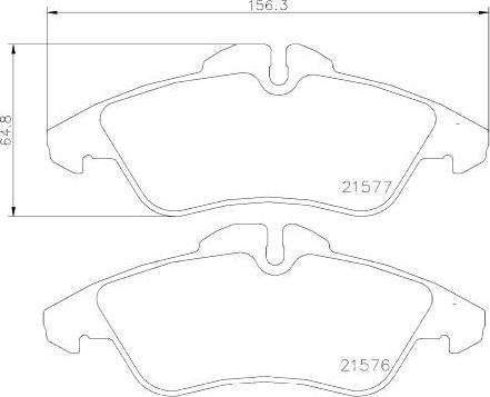 Brembo P 50 029 - Bremžu uzliku kompl., Disku bremzes ps1.lv