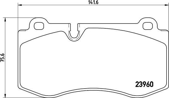 Brembo P 50 074 - Bremžu uzliku kompl., Disku bremzes ps1.lv