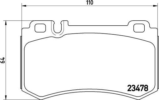 Brembo P 50 077 - Bremžu uzliku kompl., Disku bremzes ps1.lv