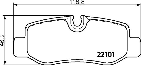 Brembo P 50 126 - Bremžu uzliku kompl., Disku bremzes ps1.lv