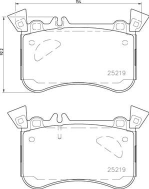 Brembo P 50 121 - Bremžu uzliku kompl., Disku bremzes ps1.lv