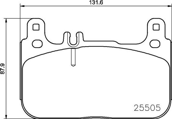 Brembo P50128N - Bremžu uzliku kompl., Disku bremzes ps1.lv