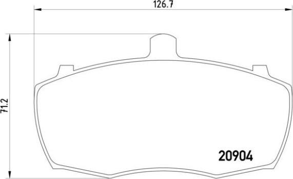 Brembo P 52 013 - Bremžu uzliku kompl., Disku bremzes ps1.lv