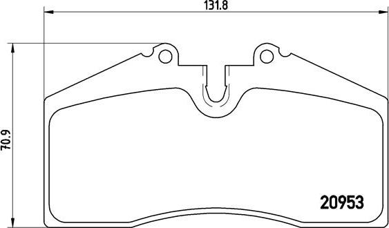 Brembo P 65 005 - Bremžu uzliku kompl., Disku bremzes ps1.lv