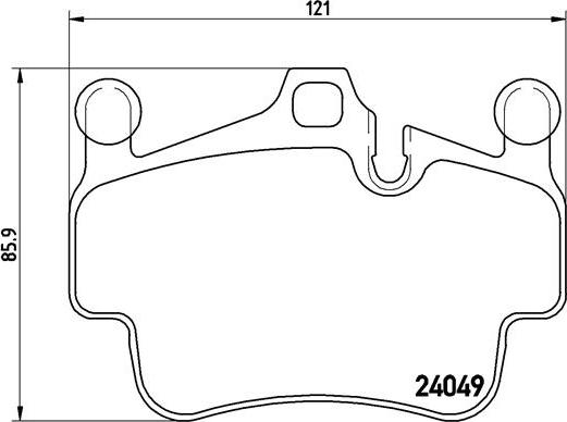 Brembo P 65 014 - Bremžu uzliku kompl., Disku bremzes ps1.lv