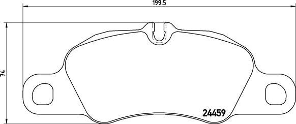 Brembo P 65 018 - Bremžu uzliku kompl., Disku bremzes ps1.lv