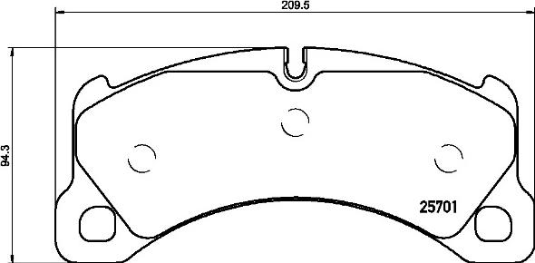 Brembo P 65 033 - Bremžu uzliku kompl., Disku bremzes ps1.lv