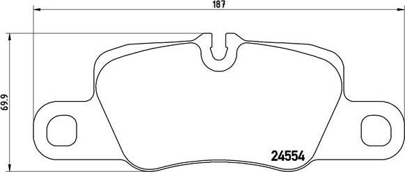 Brembo P 65 023 - Bremžu uzliku kompl., Disku bremzes ps1.lv