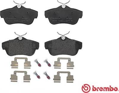 Brembo P 61 095 - Bremžu uzliku kompl., Disku bremzes ps1.lv