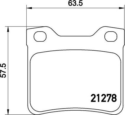 Brembo P 61 058 - Bremžu uzliku kompl., Disku bremzes ps1.lv