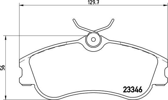 Brembo P 61 069 - Bremžu uzliku kompl., Disku bremzes ps1.lv