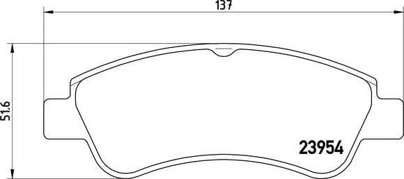 Brembo P 61 066X - Bremžu uzliku kompl., Disku bremzes ps1.lv