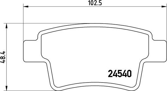 Brembo P 61 085 - Bremžu uzliku kompl., Disku bremzes ps1.lv