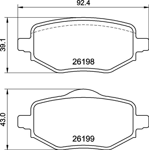 Brembo P 61 140 - Bremžu uzliku kompl., Disku bremzes ps1.lv