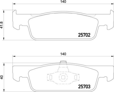 Brembo P 68 059X - Bremžu uzliku kompl., Disku bremzes ps1.lv