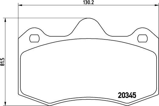 Brembo P 68 051 - Bremžu uzliku kompl., Disku bremzes ps1.lv