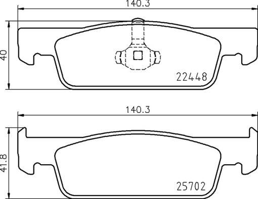 Brembo P 68 069 - Bremžu uzliku kompl., Disku bremzes ps1.lv